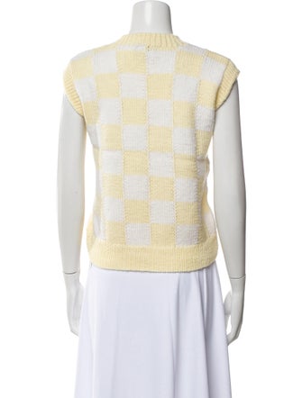 Lirika Matoshi Plaid Print V-Neck Sweater