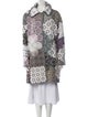 Lirika Matoshi Floral Print Trench Coat