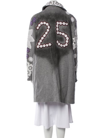 Lirika Matoshi Floral Print Trench Coat