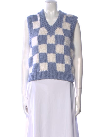 Lirika Matoshi Printed V-Neck Sweater