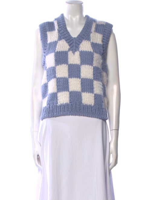 Lirika Matoshi Printed V-Neck Sweater