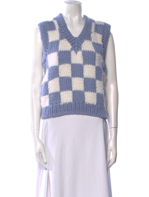 Lirika Matoshi Printed V-Neck Sweater