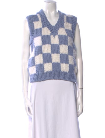 Lirika Matoshi Printed V-Neck Sweater