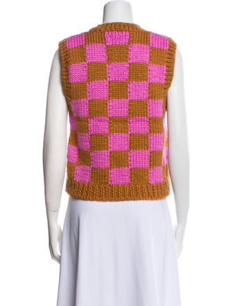 Lirika Matoshi Patterned V-Neck Sweater