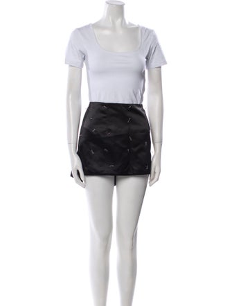 Lirika Matoshi Patterned Crystal Embellishments Skirt Set