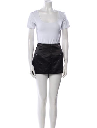 Lirika Matoshi Patterned Crystal Embellishments Skirt Set