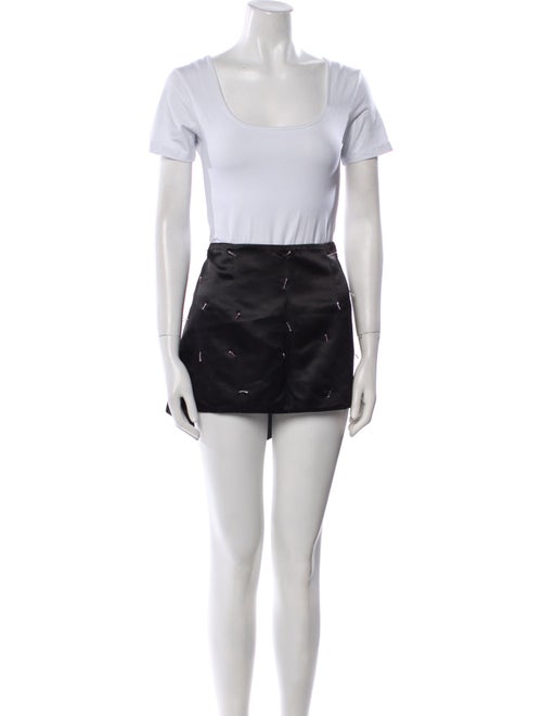 Lirika Matoshi Patterned Crystal Embellishments Skirt Set