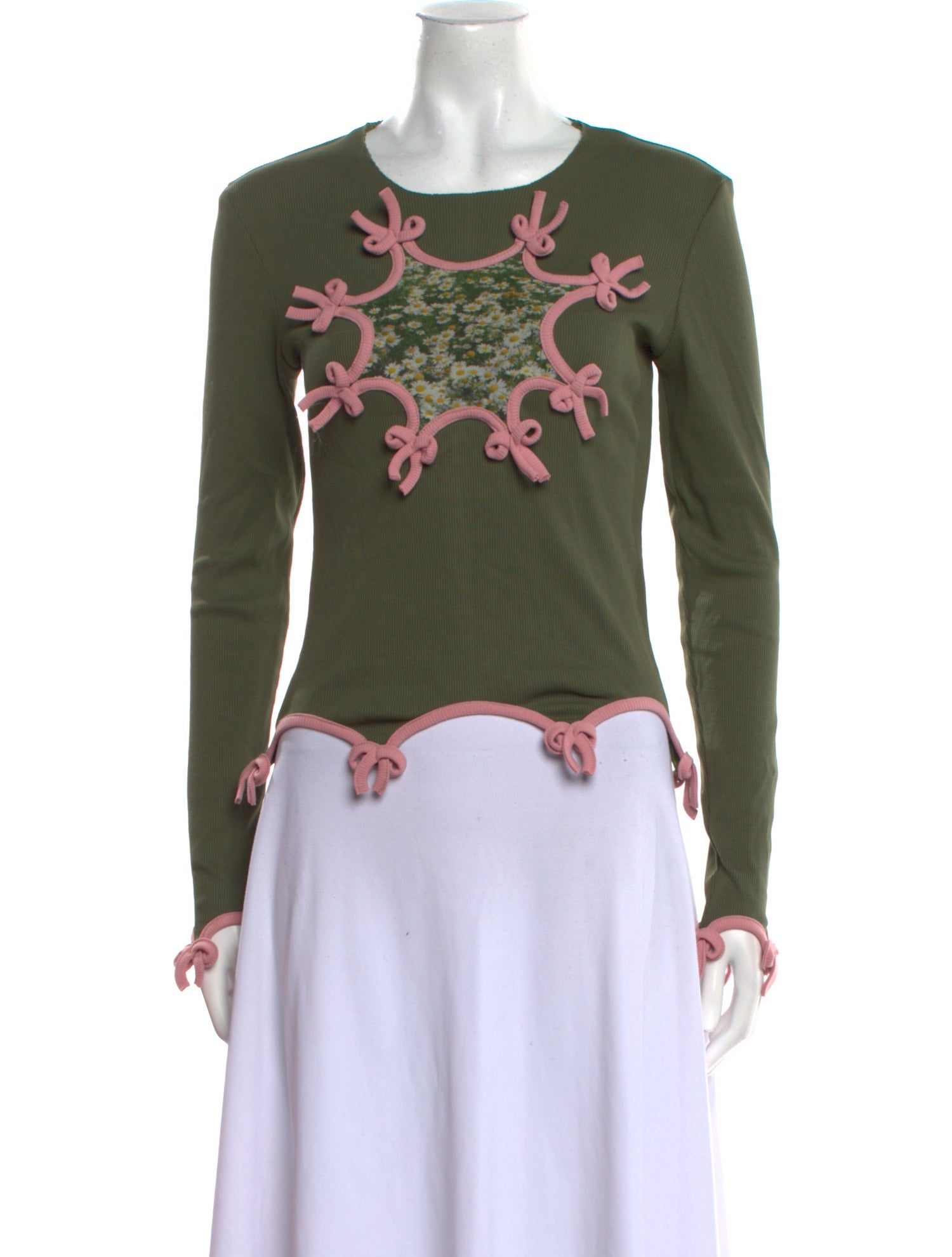 Lirika Matoshi Floral Print Crew Neck Top w/ Tags