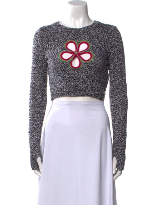 Lirika Matoshi Graphic Print Crew Neck Sweater