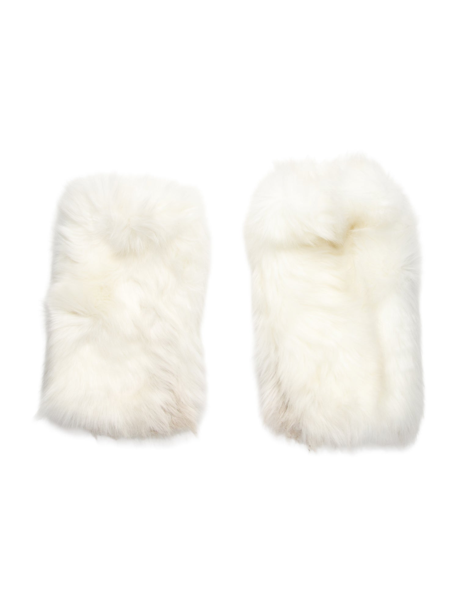 Lirika Matoshi Ivory faux fur Lirika Matoshi leg warmers