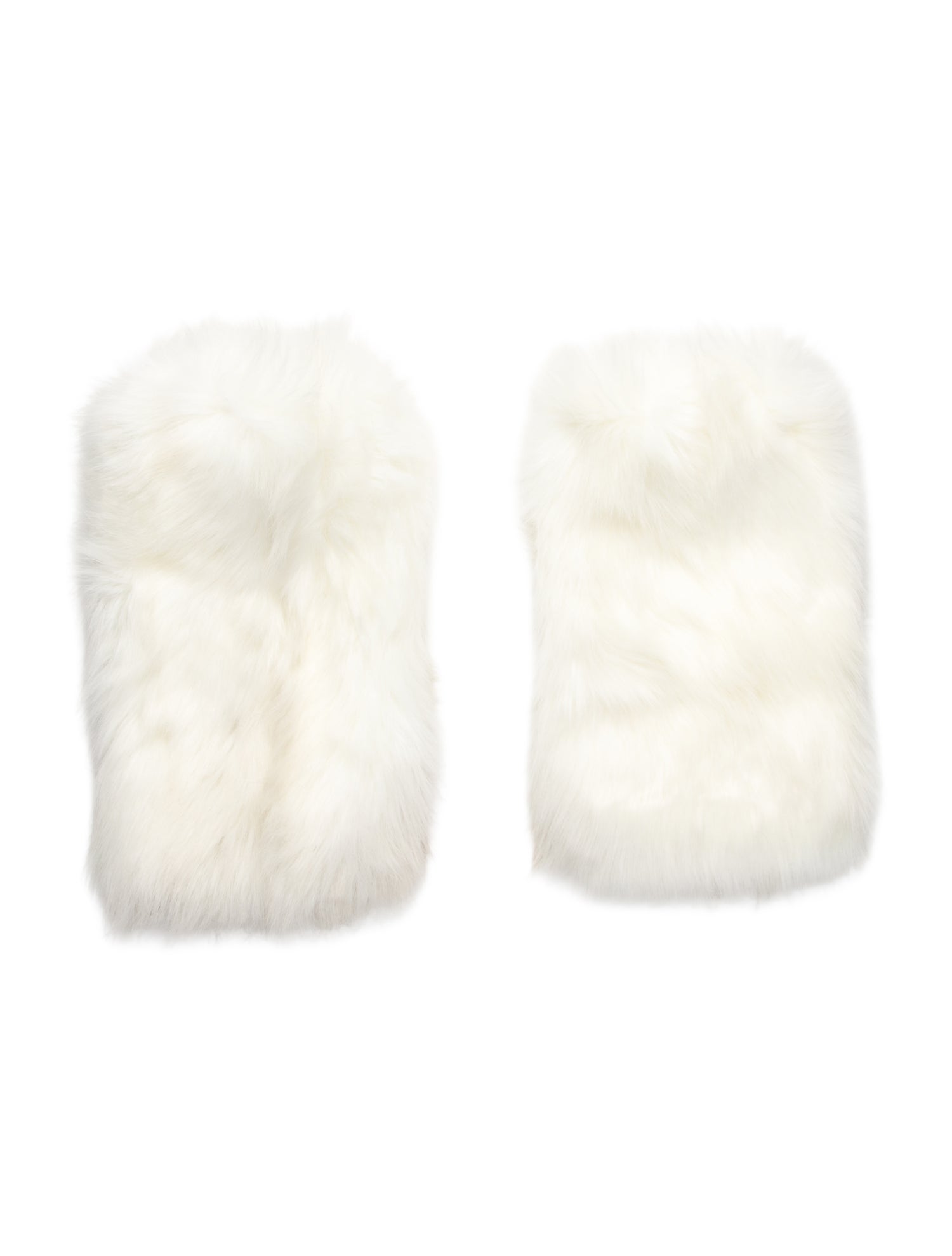 Lirika Matoshi Ivory faux fur Lirika Matoshi leg warmers