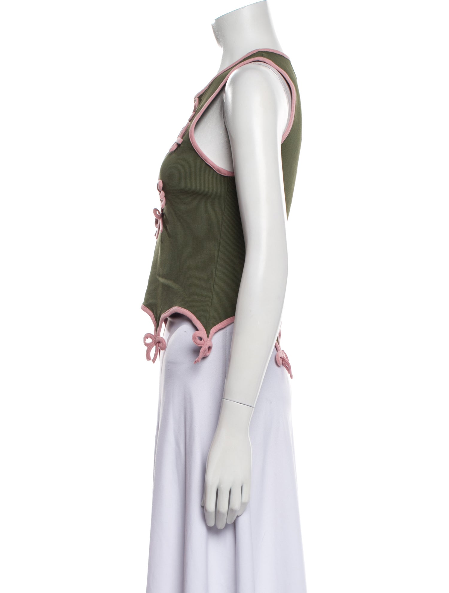 Lirika Matoshi Floral Print Crew Neck Crop Top w/ Tags