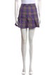 Lirika Matoshi Plaid Print Mini Skirt