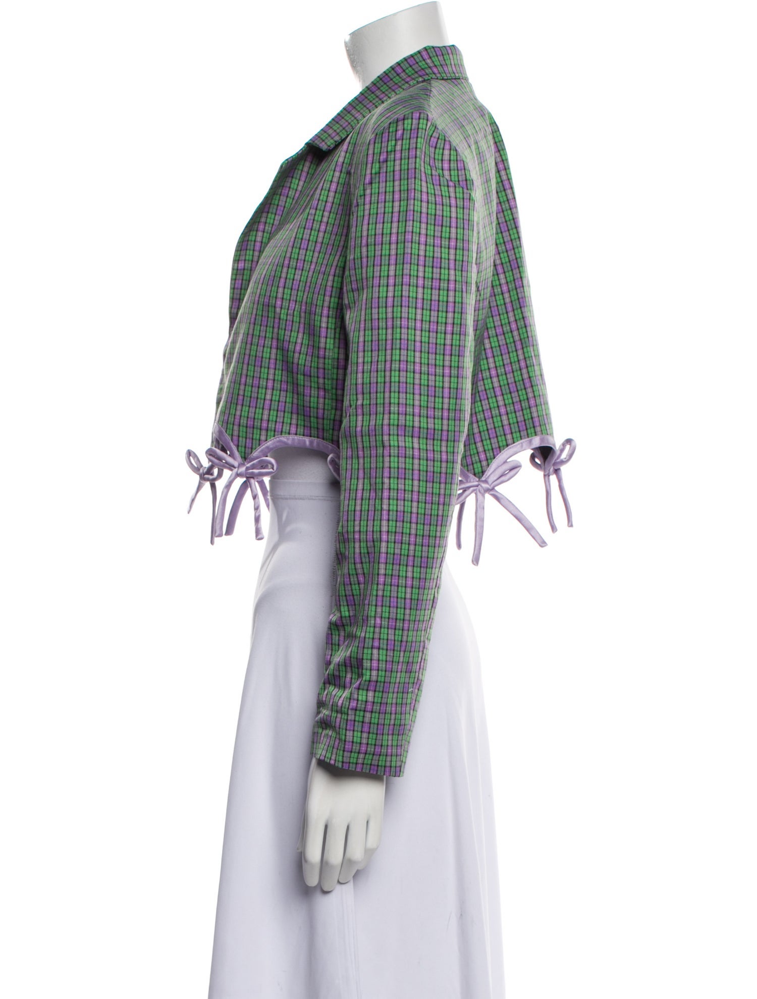 Lirika Matoshi Plaid Print Blazer