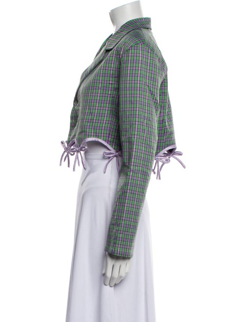 Lirika Matoshi Plaid Print Blazer