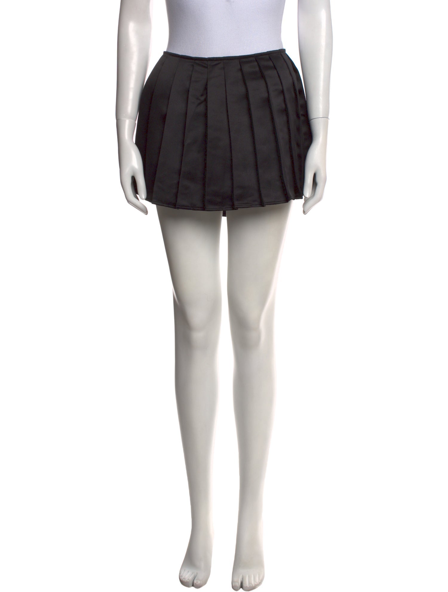 Lirika Matoshi Pleated Accents Mini Skirt w/ Tags