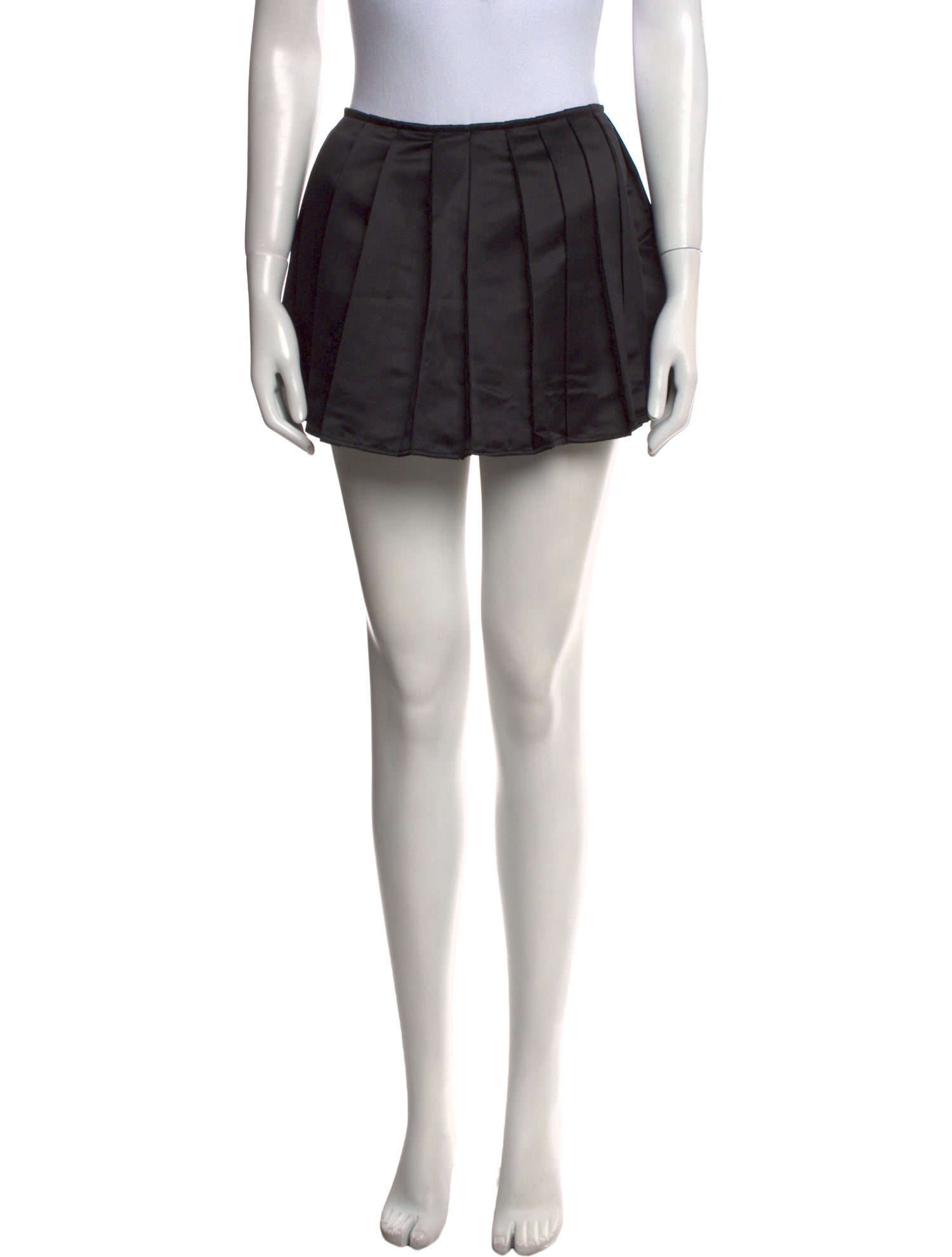 Lirika Matoshi Pleated Accents Mini Skirt w/ Tags