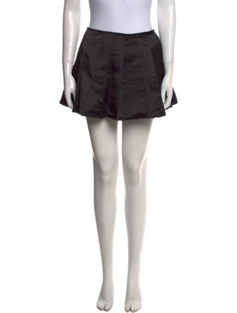 Lirika Matoshi Pleated Accents Mini Skirt
