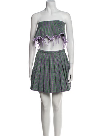 Lirika Matoshi Striped Mini Skirt