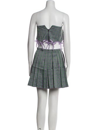 Lirika Matoshi Striped Mini Skirt