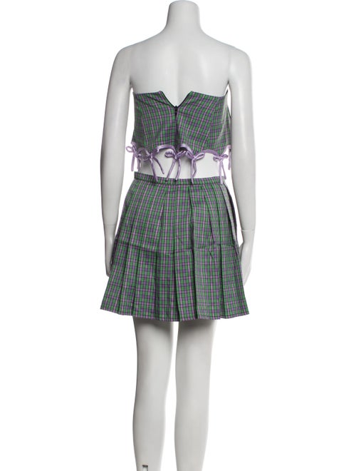 Lirika Matoshi Striped Mini Skirt