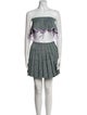Lirika Matoshi Striped Mini Skirt