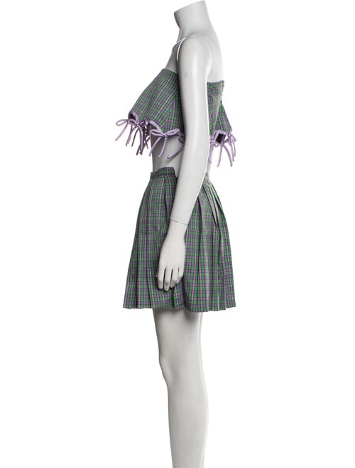 Lirika Matoshi Striped Mini Skirt