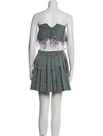 Lirika Matoshi Striped Mini Skirt