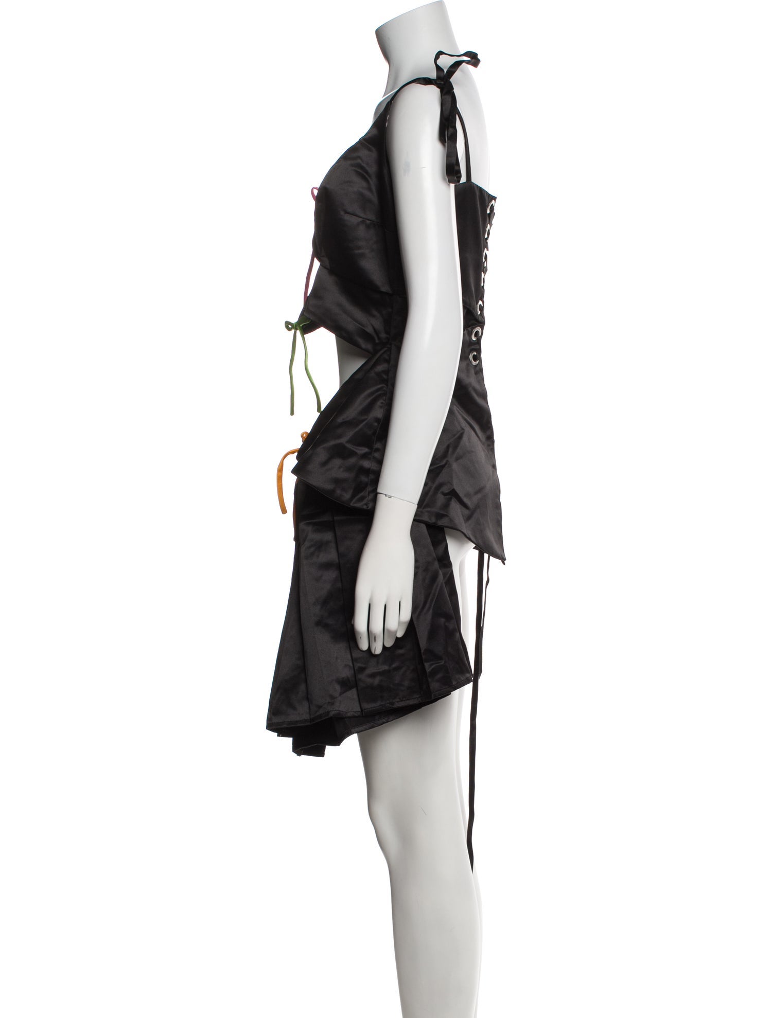 Lirika Matoshi V-Neck Mini Dress