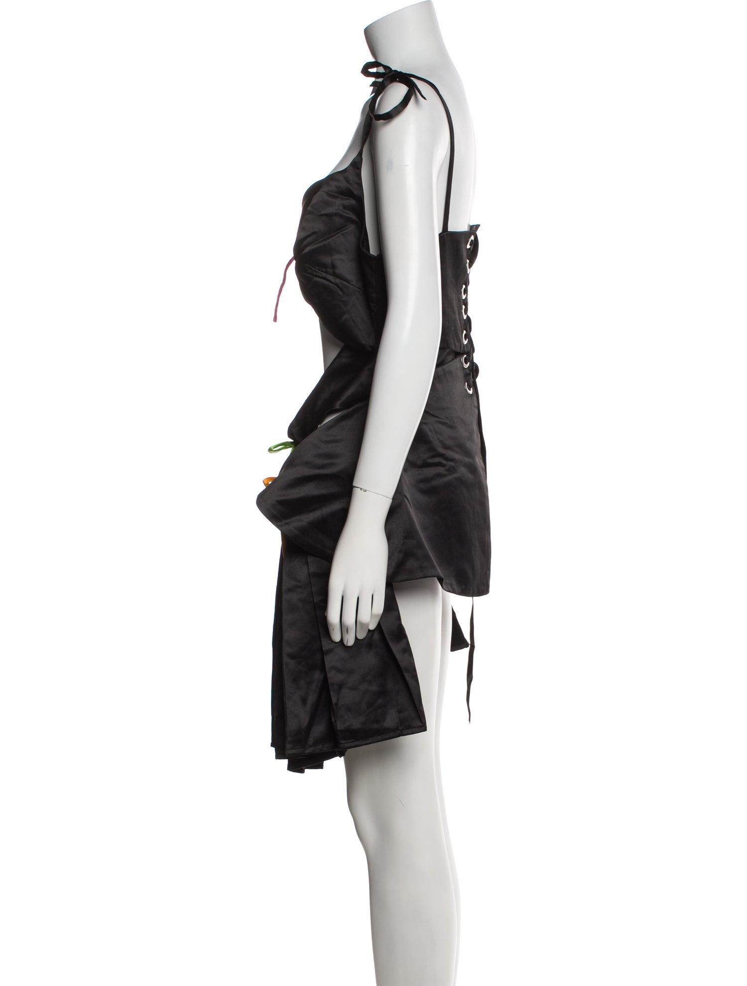 Lirika Matoshi V-Neck Mini Dress