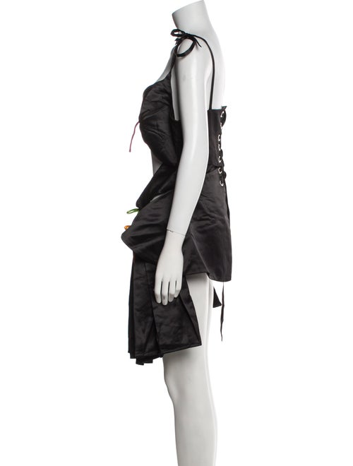 Lirika Matoshi V-Neck Mini Dress