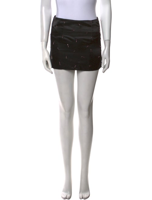 Lirika Matoshi Beaded Accents Mini Skirt
