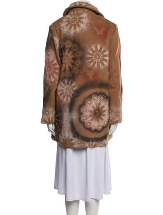 Lirika Matoshi Tie-Dye Print Coat
