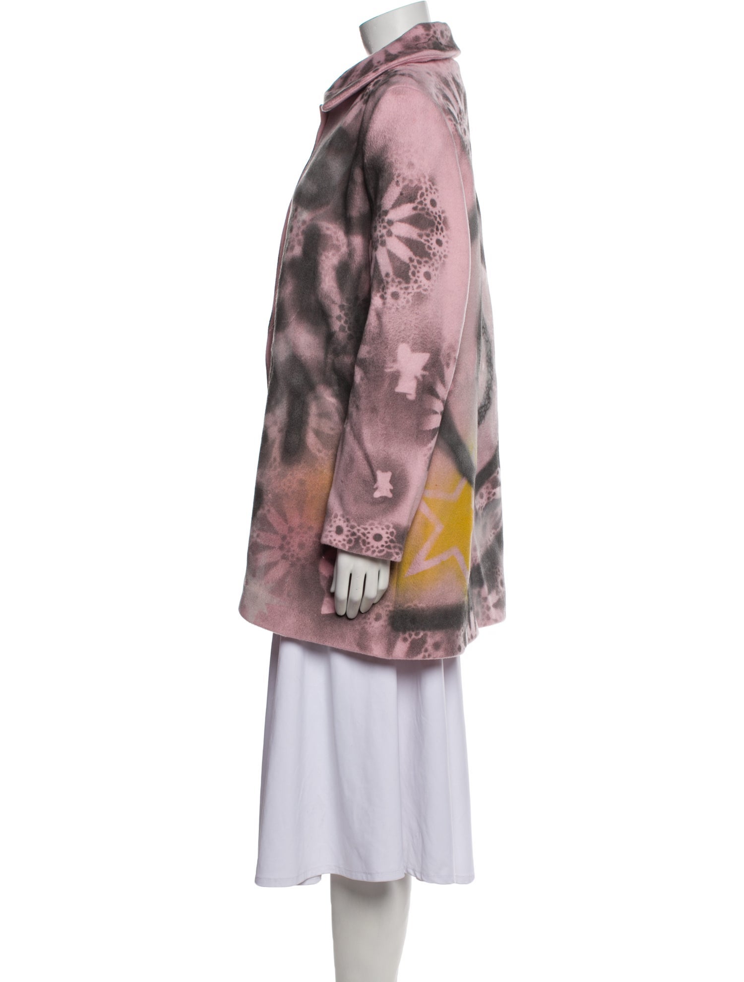 Lirika Matoshi Tie-Dye Print Coat w/ Tags