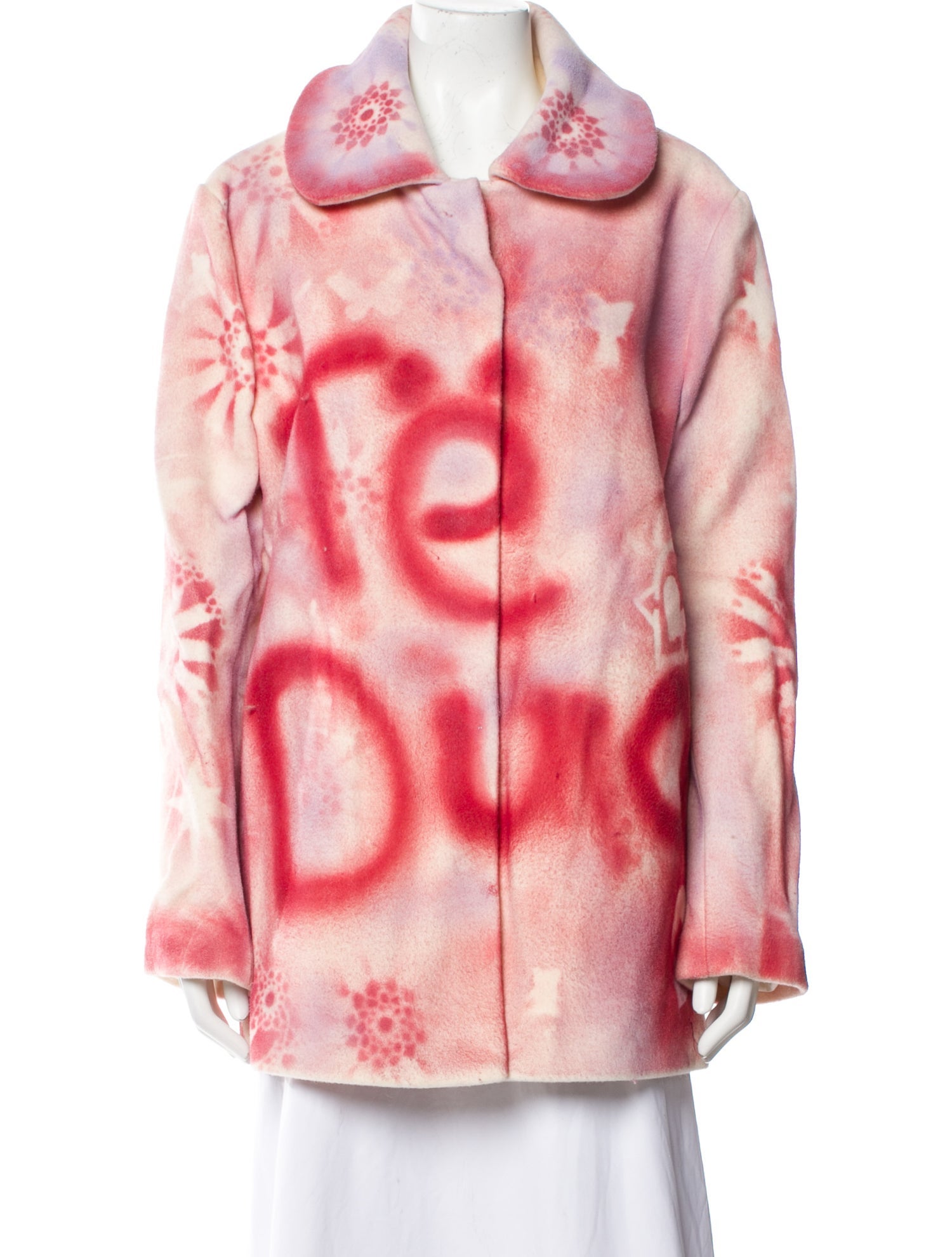 Lirika Matoshi Tie-Dye Print Coat