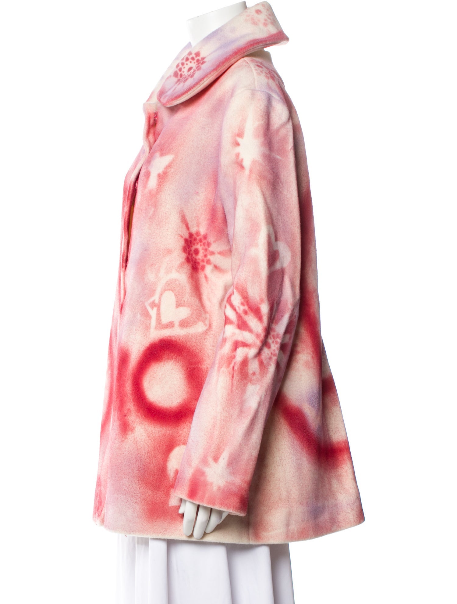 Lirika Matoshi Tie-Dye Print Coat