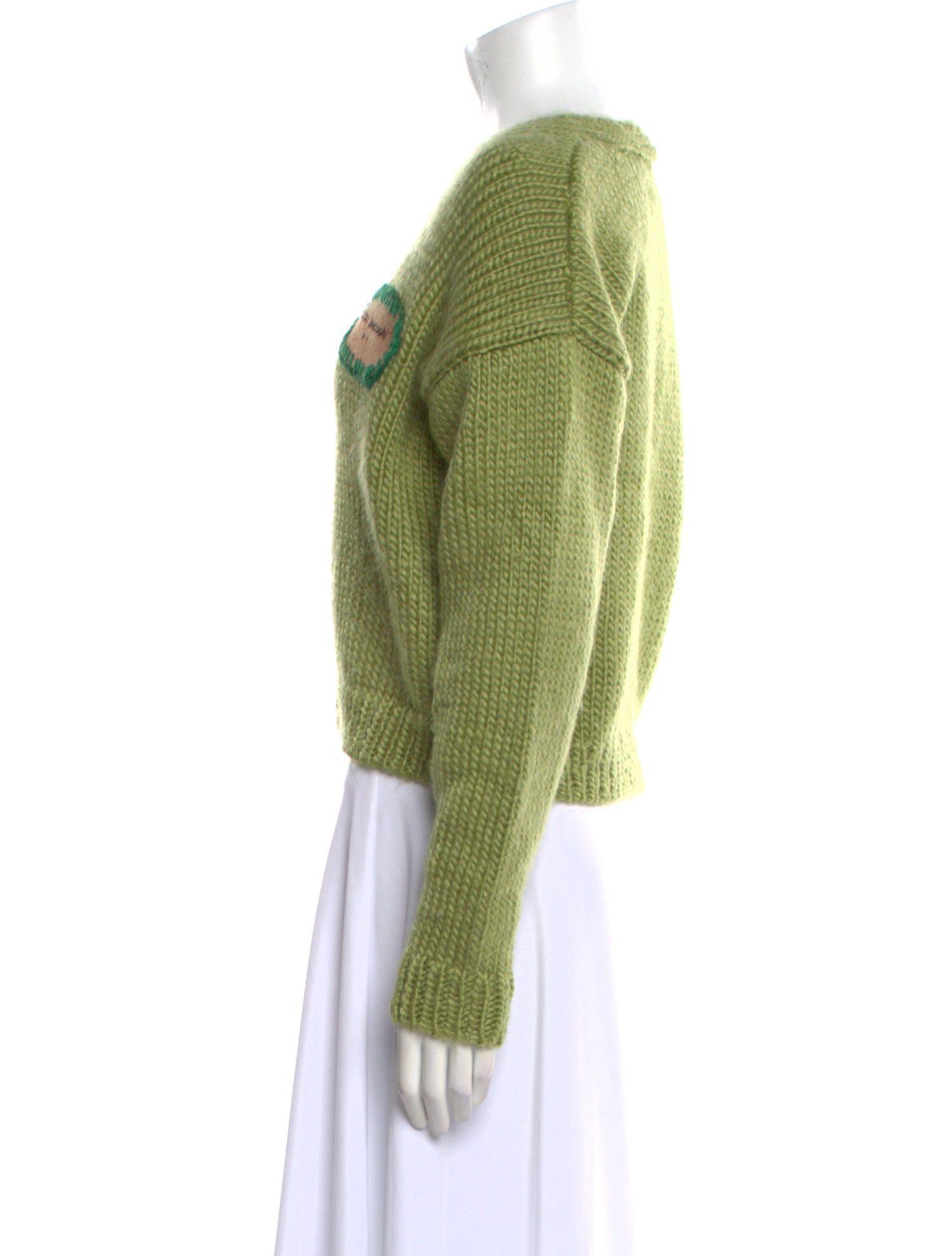 Lirika Matoshi Graphic Print V-Neck Sweater w/ Tags