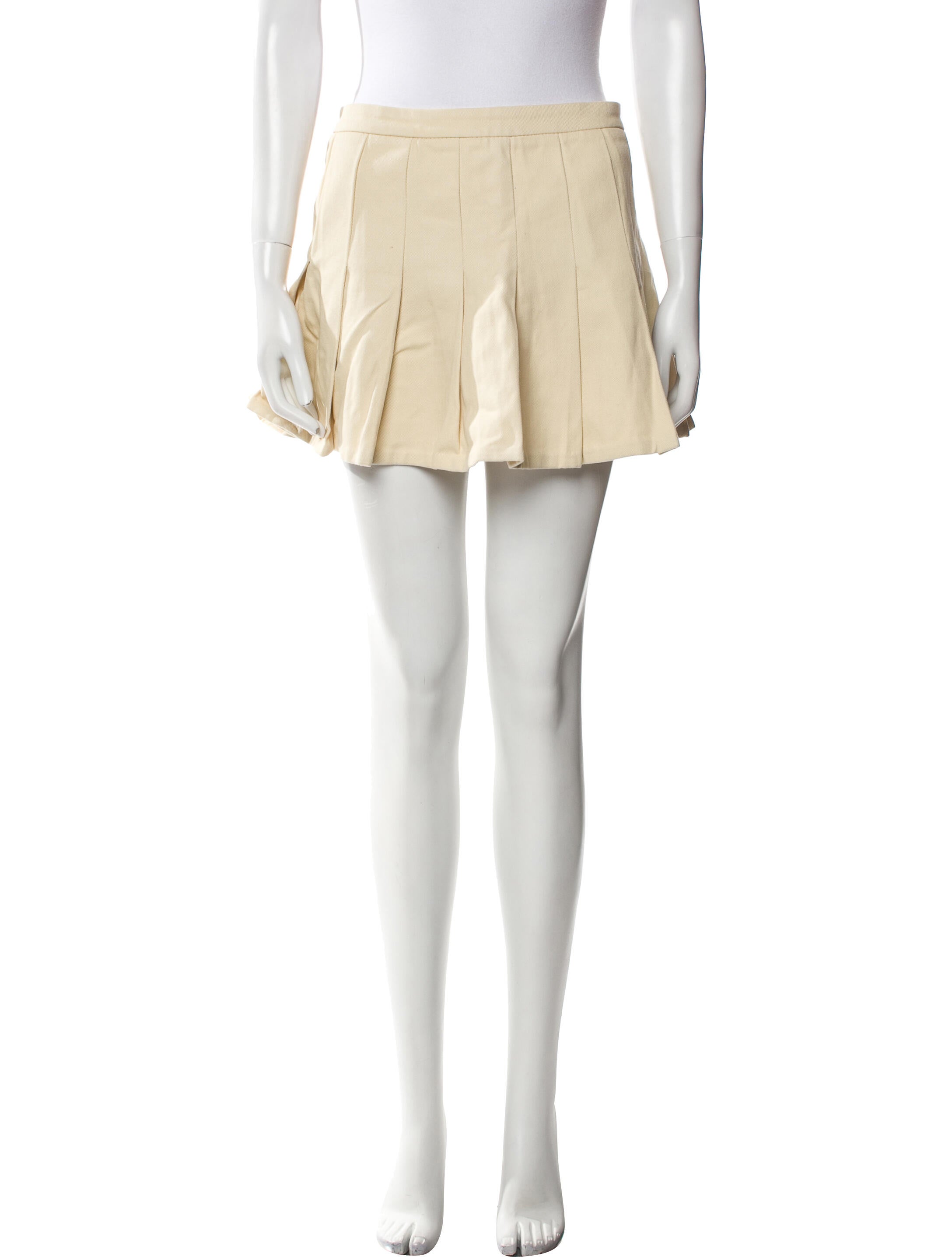 Lirika Matoshi Pleated Accents Mini Skirt w/ Tags