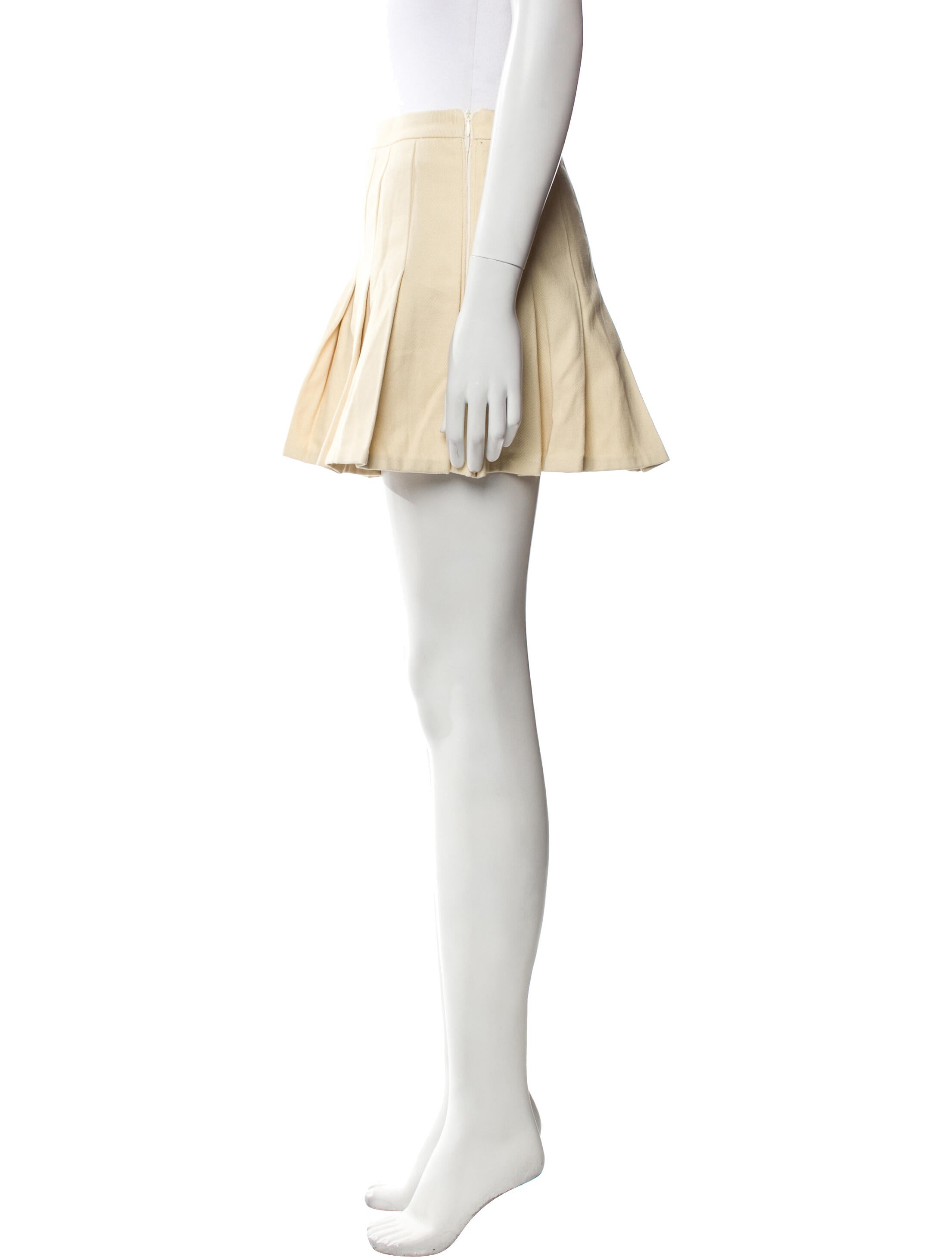 Lirika Matoshi Pleated Accents Mini Skirt w/ Tags