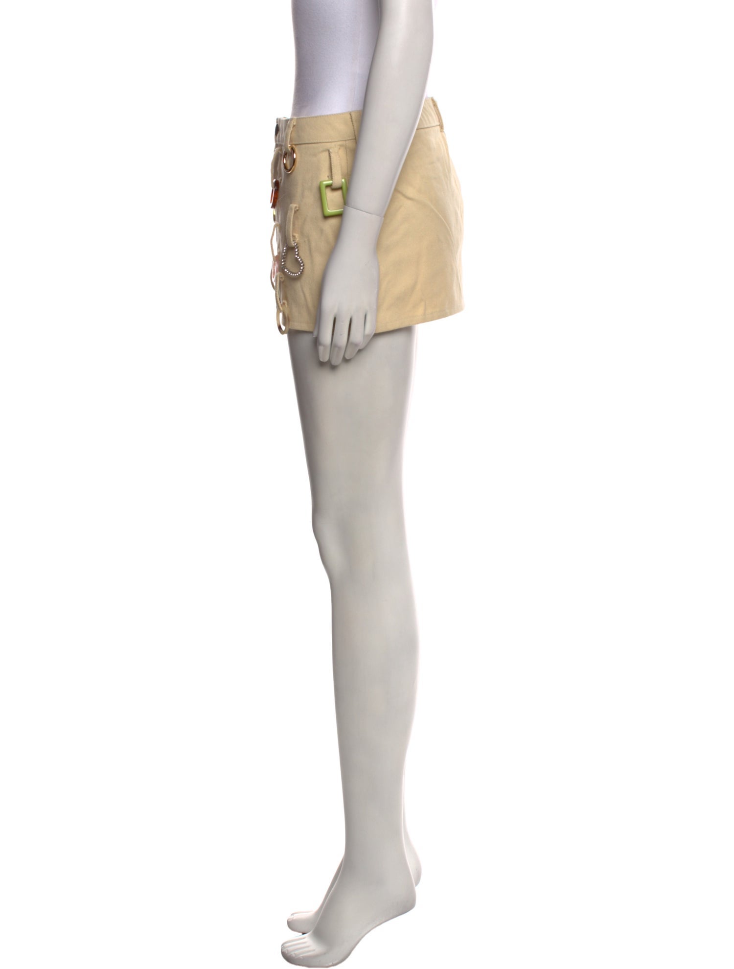 Lirika Matoshi Crystal Embellishments Mini Skirt