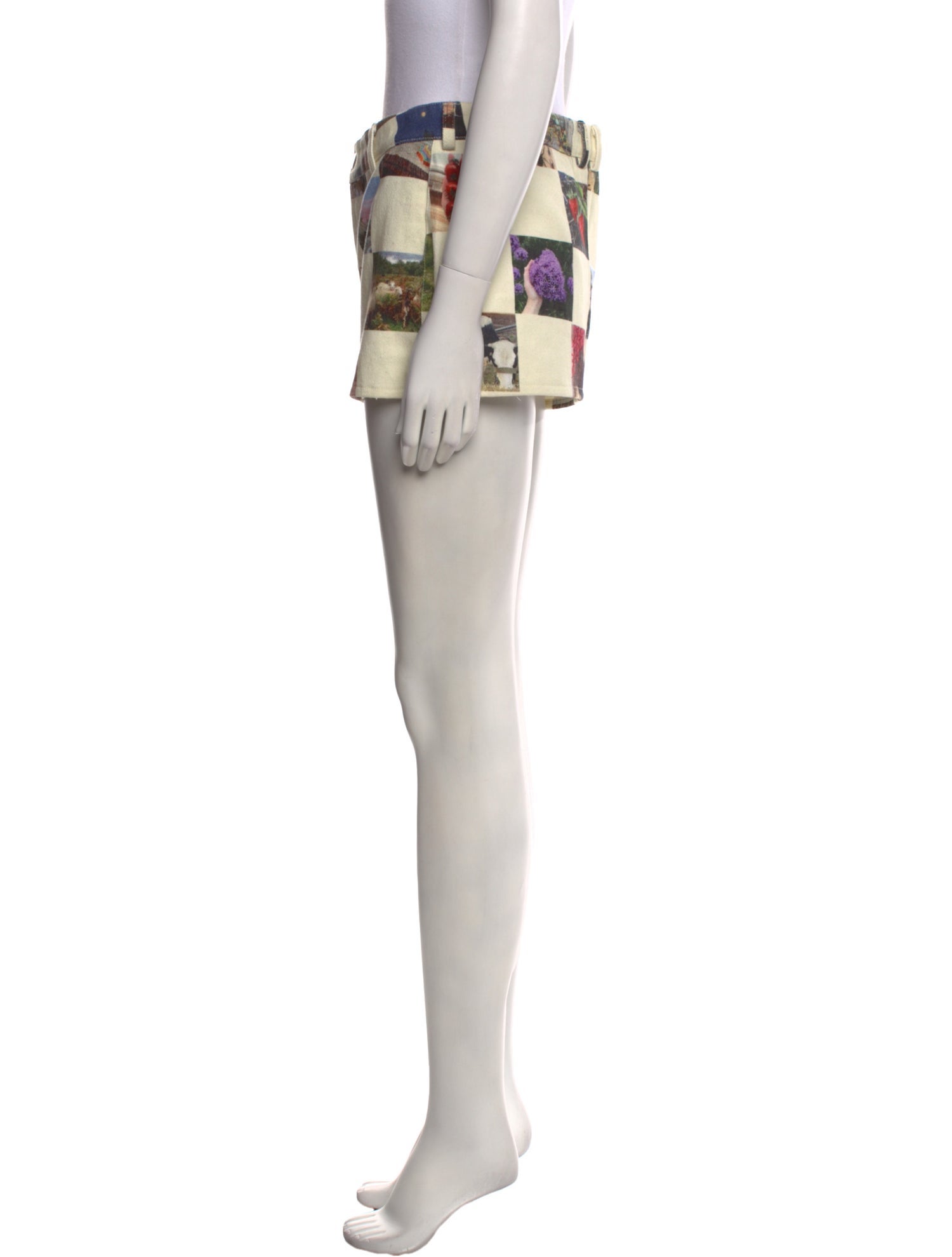 Lirika Matoshi Plaid Print Mini Skirt