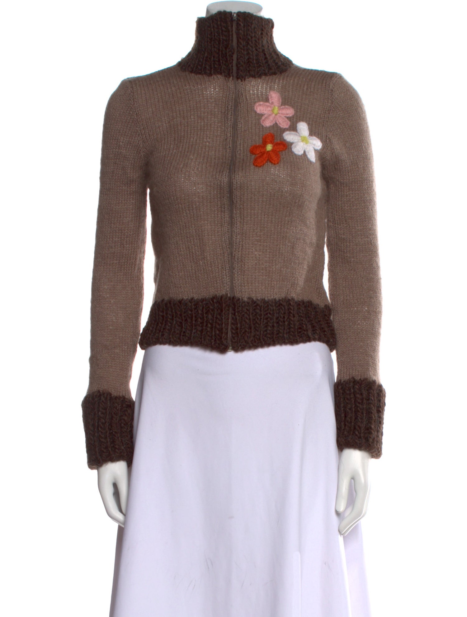 Lirika Matoshi Colorblock Pattern Mock Neck Sweater w/ Tags