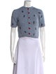 Lirika Matoshi Polka Dot Print Crew Neck Sweater