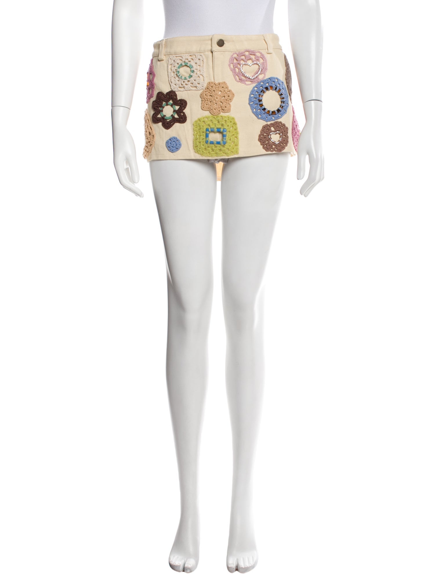 Lirika Matoshi Patterned Mini Skirt