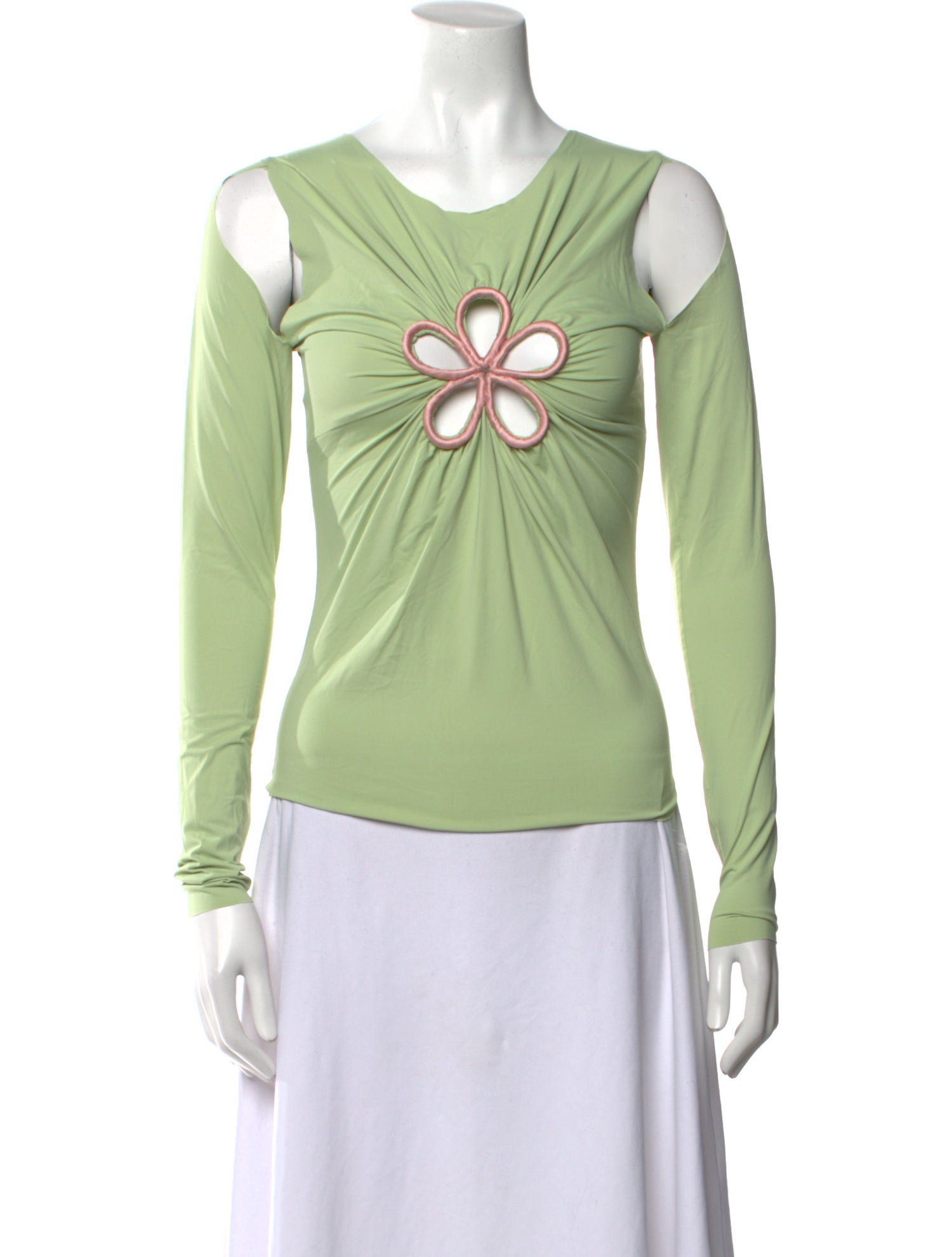 Lirika Matoshi Graphic Print Scoop Neck Top