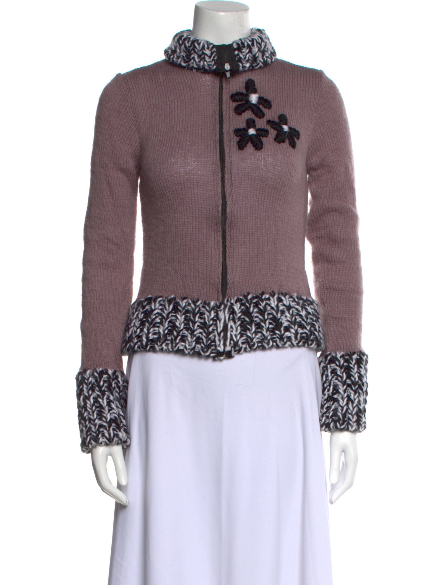 Lirika Matoshi Printed Mock Neck Sweater