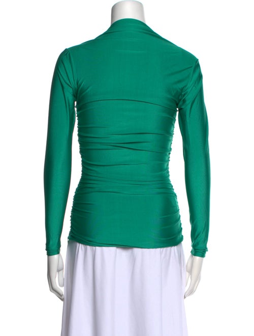 Lirika Matoshi Colorblock Pattern Square Neckline Top