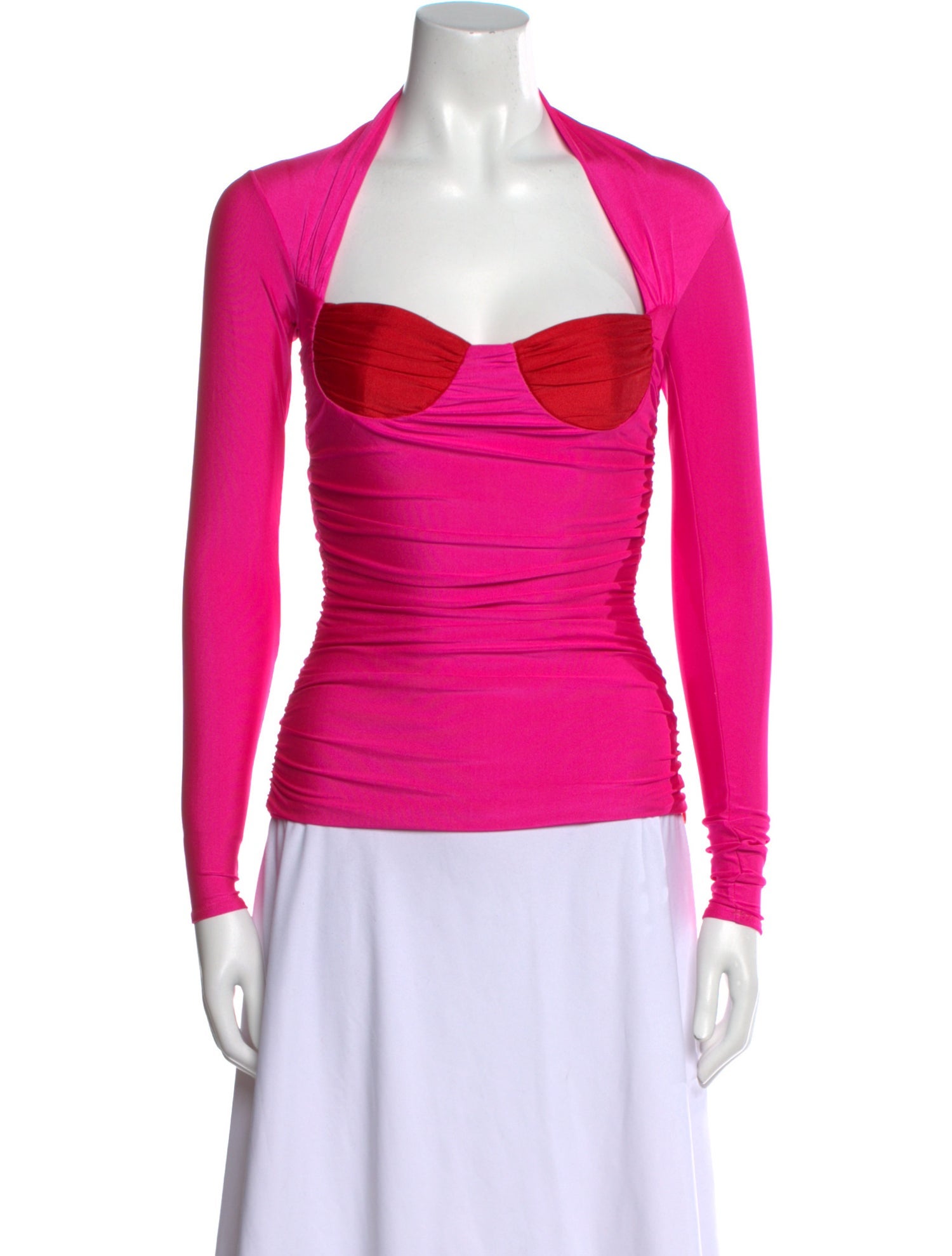 Lirika Matoshi Square Neckline Long Sleeve Top