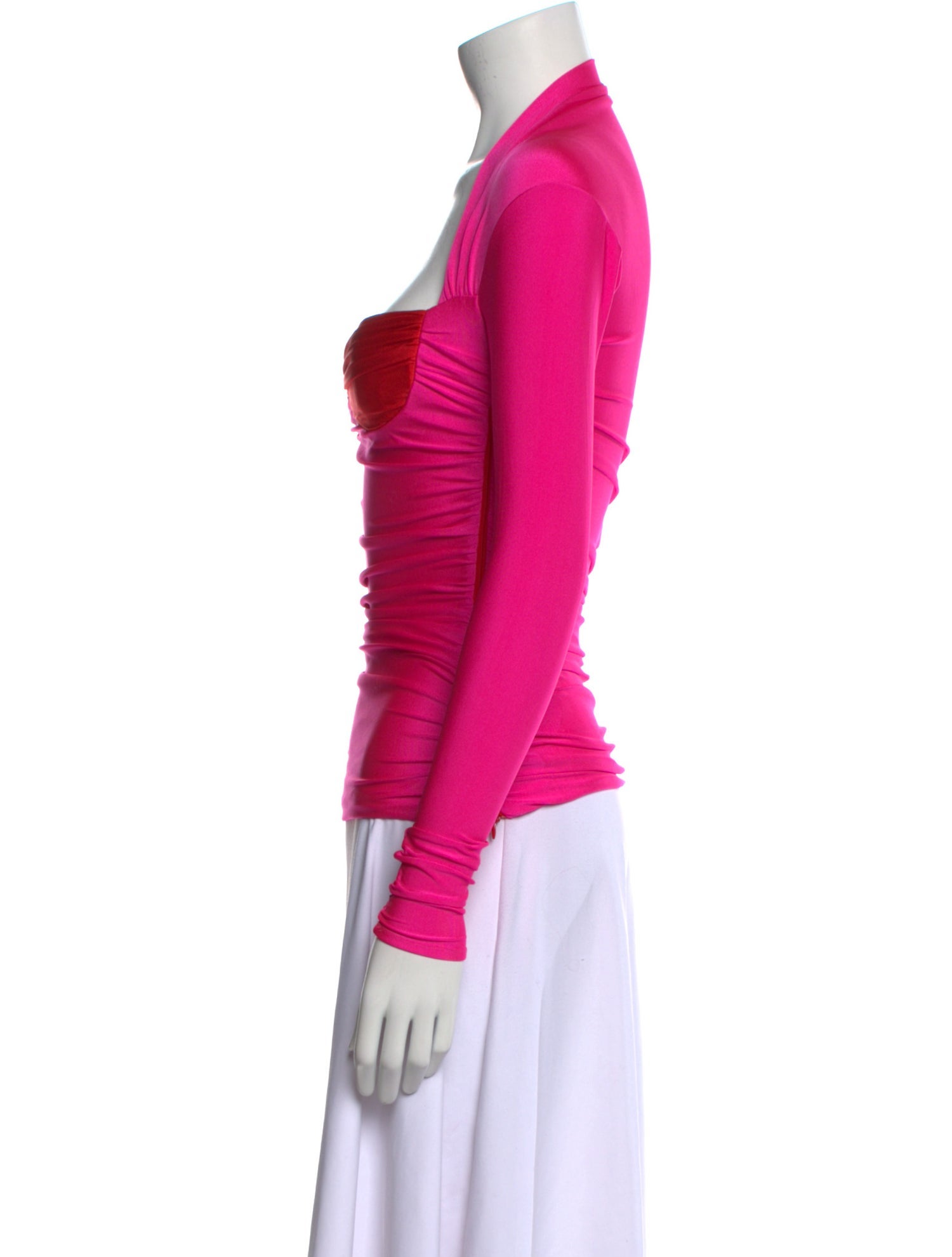 Lirika Matoshi Square Neckline Long Sleeve Top