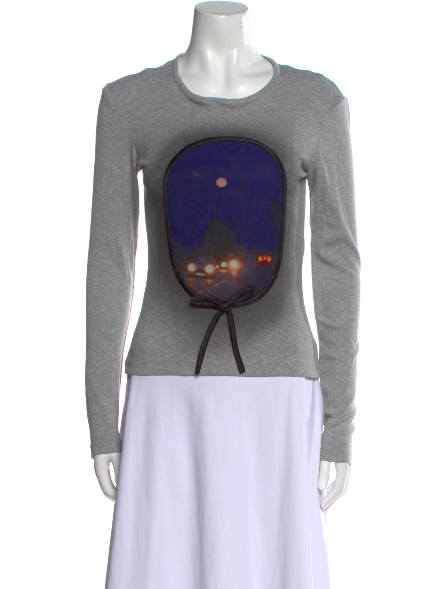 Lirika Matoshi Graphic Print Crew Neck Top w/ Tags